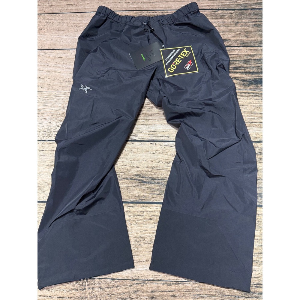Arc'teryx Beta SL Pant Men XL Short Black GORE-TEX Waterproof Hiking Trousers